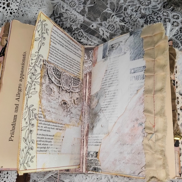 Vintage French Tapestry Junk Journal - Picture 10 of 17